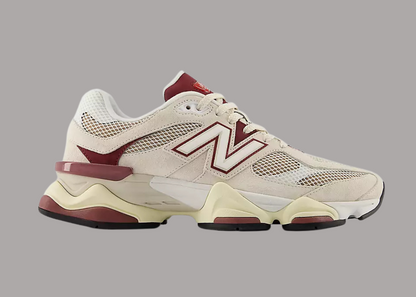 NB 9060 Linen With Monarch Burgundy